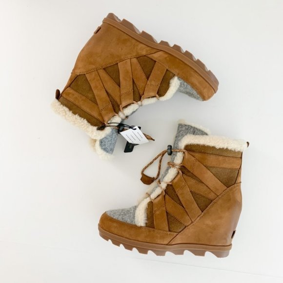 NWT Sorel Joan of Arctic Wedge II Shearling Boot - Picture 8 of 10